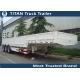 High payload tri - axle low loader semi truck trailer for excavator transportati