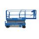320kg Movable  Electric Scissor Lift Carts 381*127mm Tire Size High Capacities