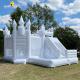 Outdoor White Inflatable Bouncy Castle House Waterproof Material With Ball Pit