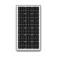 White Frame Monocrystalline Solar Panel , 12V 80W Solar Panels For RV Roof