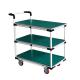 Aluminium Turn Over Hand Pull Cart Steel Platform For Warehouse