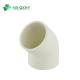 UPVC ASTM Sch40 45 Degree Elbow for Plastic Pipe Fittings Easy to Install and Maintain