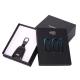 Luxury Exquisit Rectangle Black Matte Men Gift Boxes Lid And Base