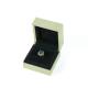 Grass Green Flannel Gift Packaging Box For Ring Bracelet Jewelry