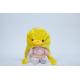 25CM Plush Duck Dog Toy , Yellow Stuffed Duck Dog Toy With Two Earflaps