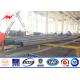 Double Circuit Electrical Power Steel Transmission Pole For Electricity Distribution