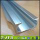 Pull handle edge banding frame aluminum profiles for kitchen cabinet door, Light grey finish