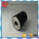 ISO manufacturer black/customized thick wall rubber carrier roller