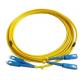 SC/UPC To SC/UPC Duplex SM DX Fiber Optic Cable For FTTH