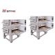 Restaurant Commercial Pizza Oven Stainless Steel Two Deck Electric Convection