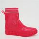 Impact Resistant 41EU PVC Rain Boots With Fabric Stitching