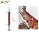 Modern Stairs Safety Stainless Steel Wire Handrail Bracket Concrete Balusters Post
