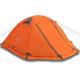2 Person Orange PU3000MM Coated 210T Polyester Aluminum Frame Watertight Pop Up Tent With Carry Bag