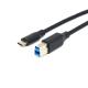 3A 60W PD Fast Charge Cable OEM USB3.1 Type C To USB3.0 B Male