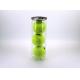 Air-proof Golf Ball Storage Pet Plastic Jars Food Canister Custom Logo