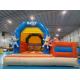 Puncture Resistant Childrens Bouncy Castle With Slide Dogs Cartoon Theme