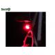 Waterproof Red USB Bike Tail Light With Rechargeable 650mah Battery