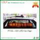 P6 LED Display 6mm Red Color Indoor Car Taxi Advertising Display Screen Sign