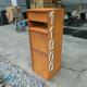 Home Decoration Corten Steel Post Box Outside Freestanding Metal Letterboxes