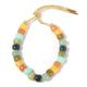 Clasp Rainbow Colored Big Hole 8mm Stone Forte Beads Bracelet For DIY Style In Summer Collection