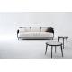 Living Room Metal Legs Contemporary Design Fabric Modern Sofa Set