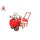 Portable Mobile Foam Fire Extinguisher On Trolley With Carbon Steel Wheeled