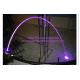 Custom Rainbow Glass Light Jet Fountain With LED Light For Swimming Pool