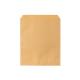 BOPP Sealable Greaseproof Flat Brown Kraft Paper Food Bags Pouch For Bakery Butter