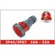 Pin and Sleeve Plug Industrial Power Socket IP44 IP67 Coupler Connector