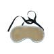 Portable Brown Color Sleep Blindfold Eye Mask With Short Plush
