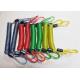 3.0MM Plastic Coil Lanyard Custom Colours PU Coating With 2 Rope Loop Ends