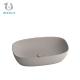 Modern Matte Colorful Bathroom Hand Wash Basin Above Counter Sink