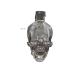 Hot Stamping Surface Handling Glass Skull Bottle with Stopper 700ml 750ml Transparent