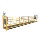 Yellow 100m Suspended Platform For Painting Electric Hoist