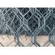 Silvery High Tension 60x80mm Galfan Coated Gabion Wire Mesh As Retaining Wall