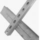 12 Gauge Solid Metal Strut Channel Carbon Steel Structural Channel Perforated Galvanized Finish