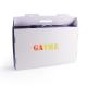 Large White Paper Corrugated Gift Box Mailer With Handle