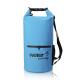 Blue 15 Liter Waterproof Camping Bags , Ocean Pack Dry Bag For Floating
