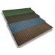 1340x420mm Makuti Grained Tile/Wood Grain Stone Coated Aluzinc Galvalume Metal Tile 50 Years Warranty Customized Type