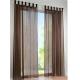 Clear Voile Bathroom Window Curtains With 100 Percent Polyester Material
