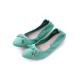 high quality pale green goatskin cute girl students shoes designer shoes