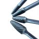 Customized Logo Carbide Burr Tool Bits Diamond Cut Carbide Burrs Fine Cut / Double Cut for Industrial