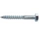 ASME B18.6.3 Hex Head Wood Screws C1022A Material With 13mm - 200mm Length