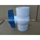 Professional OEM Support NBR PP Channel Straight Through Type Compact PVC Ball Valve