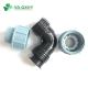 Deep Blue HDPE Elbow Fitting for Irrigation Quick Connect PP Compression Pipe Fitting