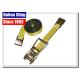 Rigid Flatbed Luggage Tie Down Straps , Small Utility Ratcheting Tie Downs