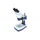 Two Step Stereo Optical Microscope Binocular Head Pillar Stand Turret Objective