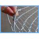Heavy Duty Galvanized Chain Link Fence Fabric , Twisted Edge Wire Fence Panels 50 X 50mm