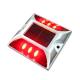 Aluminium PC Road Safety Stud Durable Reflective Tempered Cast Glass for Highways