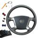 Hand Stitching Black Artificial Leather Steering Wheel Cover for Chevrolet Epica 2006 2007 2008 2009 2010 2011